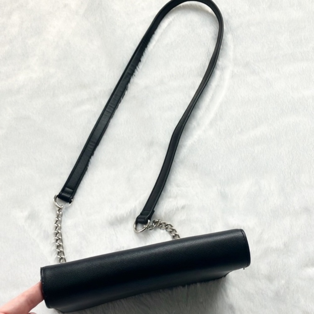 Like New Steve Madden Black Crossbody Double Sided Wallet Purse - Picture 5 of 11